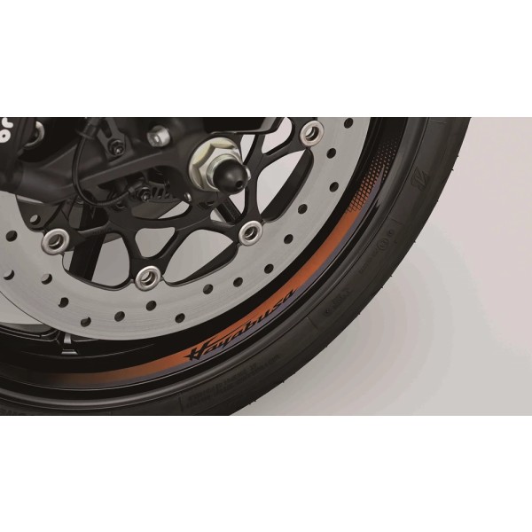 Suzuki Single Wheel Decal With Hayabusa Logo